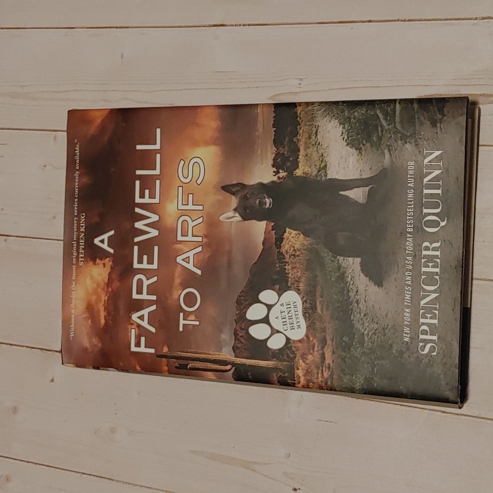 A Farewell To Arfs Adult Fiction Mystery Book By Spencer Quinn